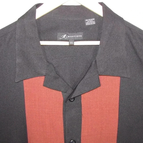 Montique Retro Long Sleeve Shirt 3XL - Picture 2 of 5